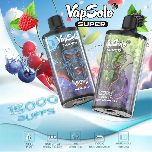 Vapsolo Super 15000 Bouffées 2