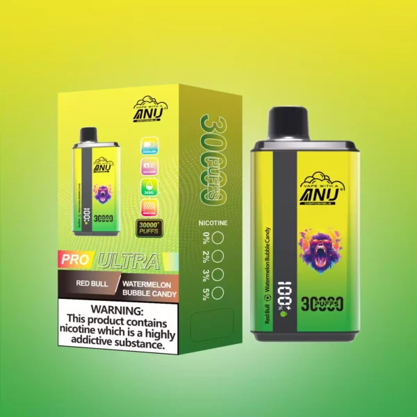 ANU Double Flavor 30000 Puffs Disposable Vapes Bulk Wholesale Long Lasting Premium Flavors 12