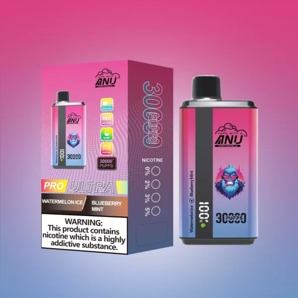 ANU Double Flavor 30000 Puffs Disposable Vapes Bulk Wholesale Long Lasting Premium Flavors 7 1