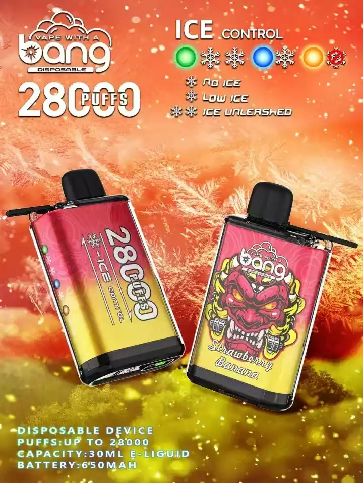 Bang 28000 Puffs Adjustable Airflow & Ice Control for a Customizable Vaping Experience