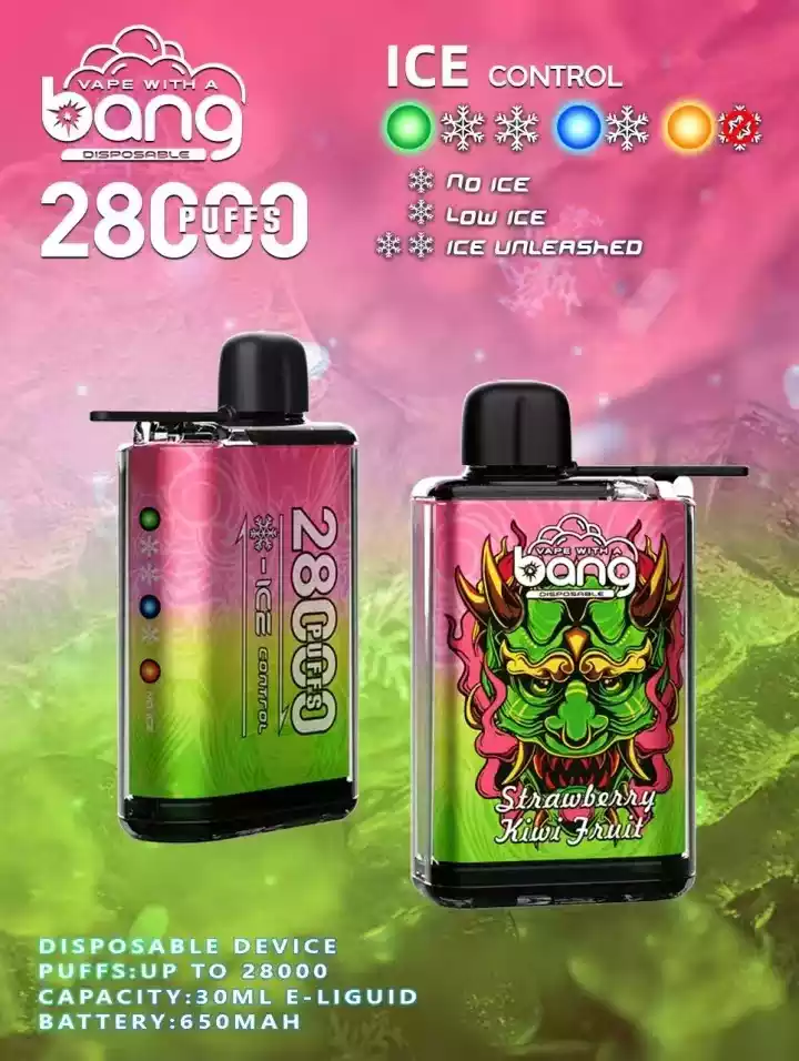 Bang 28000 Puffs Adjustable Airflow & Ice Control for a Customizable Vaping Experience