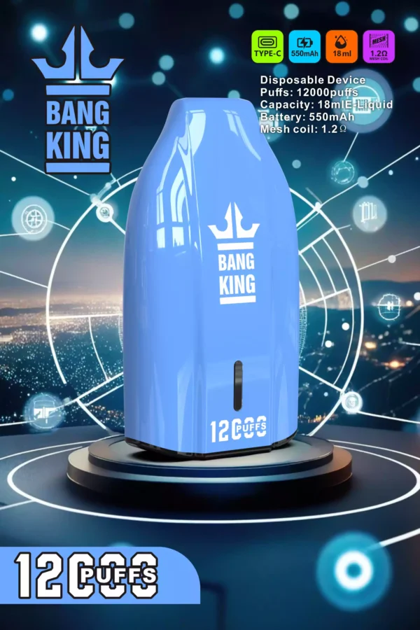 Bang King 12000 Puffs Eldobható Vape 2 skálázott