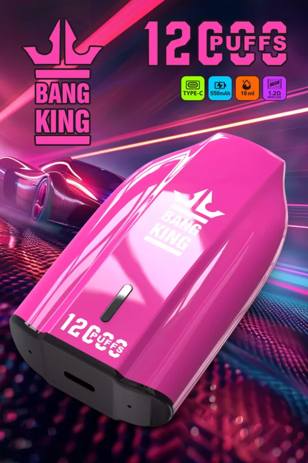 Bang King 12000 Puffs Eldobható Vape 4 méretezett