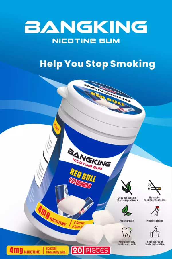 Bang King Nicotine Gum 3 geschaald