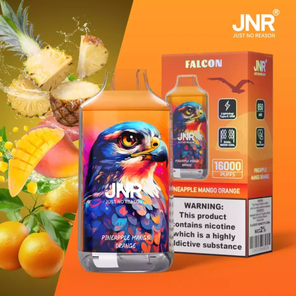 JNR Falcon 16000 Puffs Dual Mesh Crystal Craft 2 Düşük Nikotinli Tek Kullanımlık 12 2