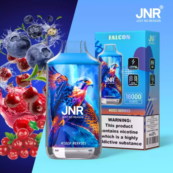 JNR Falcon 16000 Puffs Dual Mesh Crystal Craft 2 Düşük Nikotinli Tek Kullanımlık 17 2