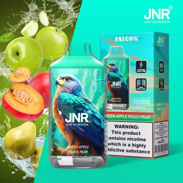 JNR Falcon 16000 Puffs Dual Mesh Crystal Craft 2 Düşük Nikotinli Tek Kullanımlık 20 2