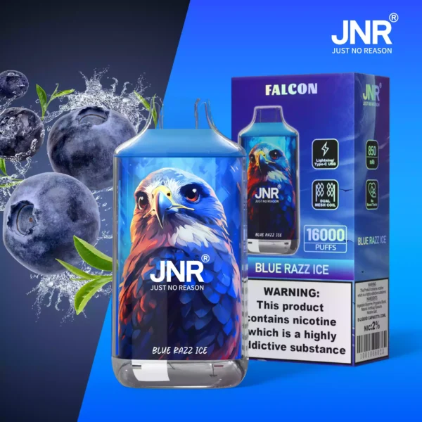 JNR Falcon 16000 Puffs Dual Mesh Crystal Craft 2 Düşük Nikotinli Tek Kullanımlık 30 2