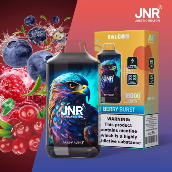 JNR Falcon 16000 Puffs Dual Mesh Crystal Craft 2 Düşük Nikotinli Tek Kullanımlık 32 2