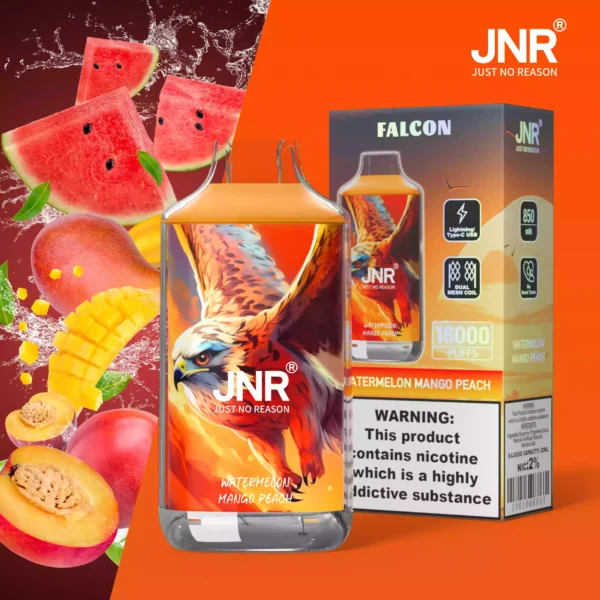 JNR Falcon 16000 Puffs Dual Mesh Crystal Craft 2 Düşük Nikotinli Tek Kullanımlık 1 2