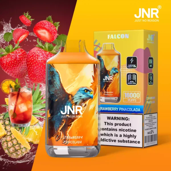 JNR Falcon 16000 Puffs Dual Mesh Crystal Craft 2 Düşük Nikotinli Tek Kullanımlık 6 2