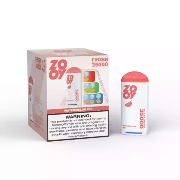 High-Quality ZOOY FIRZEN 35000 Puffs Disposable Vape with 3 LGB Light Colors and Rechargeable 650mAh Battery TYPE C Charging for Wholesale Disposable Vapes