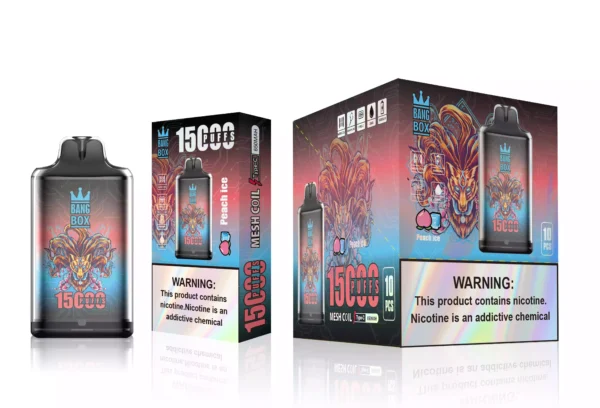 Premium BANG BOX S1 15000 Puffs with Netcore Heating and Type-C Charging in Various Nicotine Strengths
