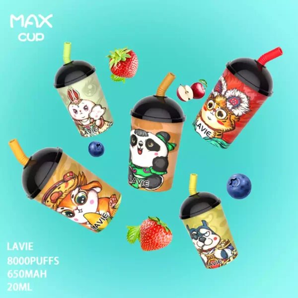 Bulk Buy Lavie Max Cup 8000 Puffs Vape Pen With Salt Nicotine 2 Percent and 5 Percent Options