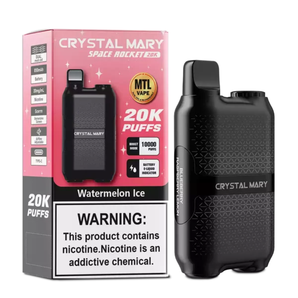 CRYSTAL MARY Space Rocket 12000 puffs Wholesale Disposable Vape with Powerful Dual Core Technology
