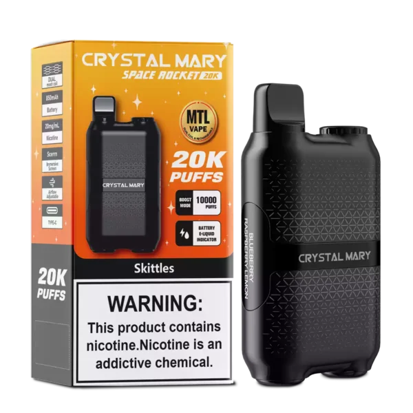 CRYSTAL MARY Space Rocket 12000 puffs Wholesale Disposable Vape with Powerful Dual Core Technology
