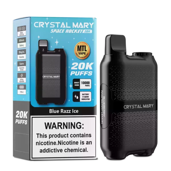 CRYSTAL MARY Space Rocket 12000 puffs Wholesale Disposable Vape with Powerful Dual Core Technology