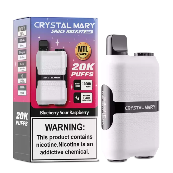 CRYSTAL MARY Space Rocket 12000 puffs Wholesale Disposable Vape with Powerful Dual Core Technology
