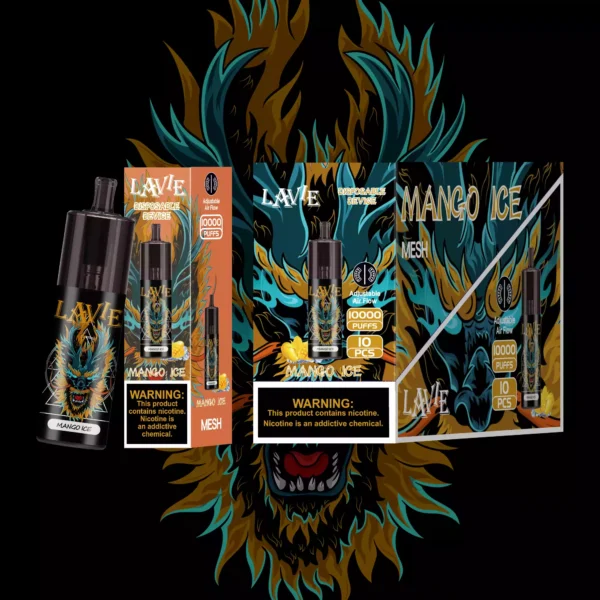 High-End Disposable Vape LAVIE OCO OC10000 Puffs Type C Rechargeable
