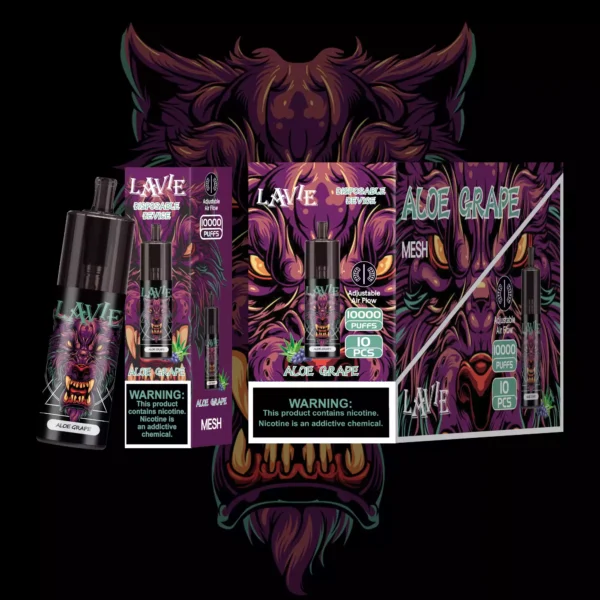 High-End Disposable Vape LAVIE OCO OC10000 Puffs Type C Rechargeable