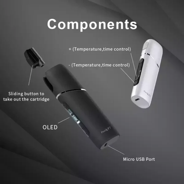 High Performance Heat Not Burn Device Pluscig P7 with 3350mAh Battery and Temperature Control