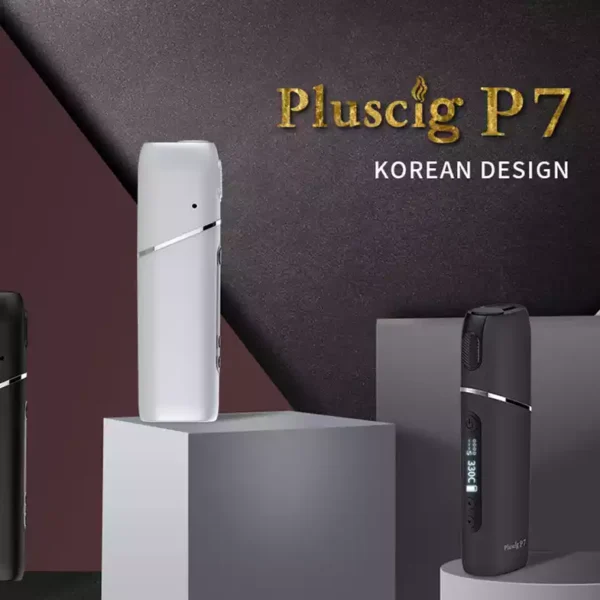 High Performance Heat Not Burn Device Pluscig P7 with 3350mAh Battery and Temperature Control