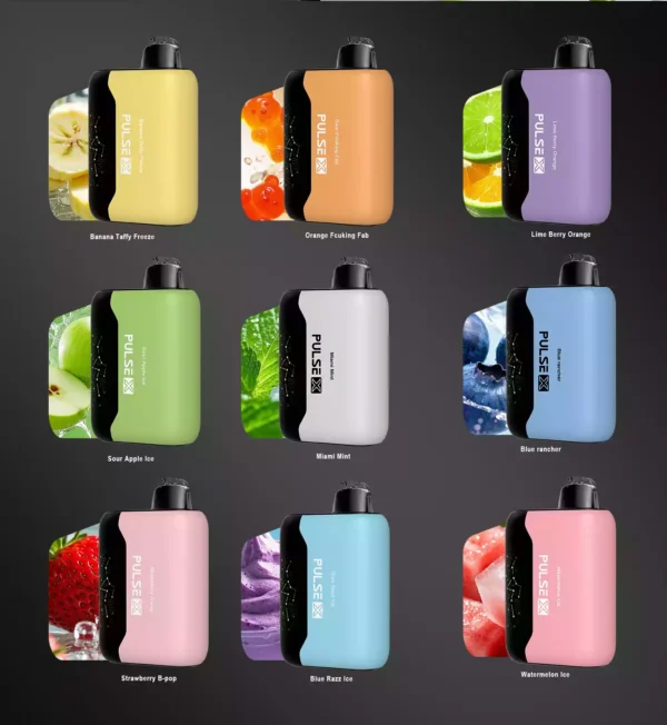 High Quality CRYSTAL MARY PulseX 20mg 20000 Puffs Disposable Vape with Dual Mesh Coil and 18ml E Liquid