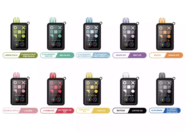 High Quality LAVIE Cyber 20000 Puffs Rechargeable Disposable Vape with Dual Mesh Coil and Salt Nicotine