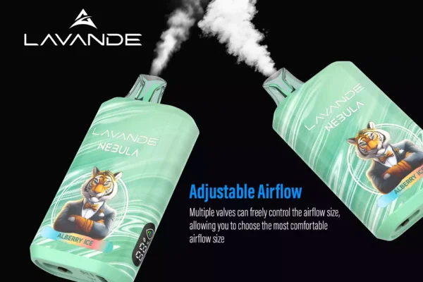 High Quality Lavande NEBULA 15000 Puffs Rechargeable Vape with 1.2 Mesh Coil and LED Screen