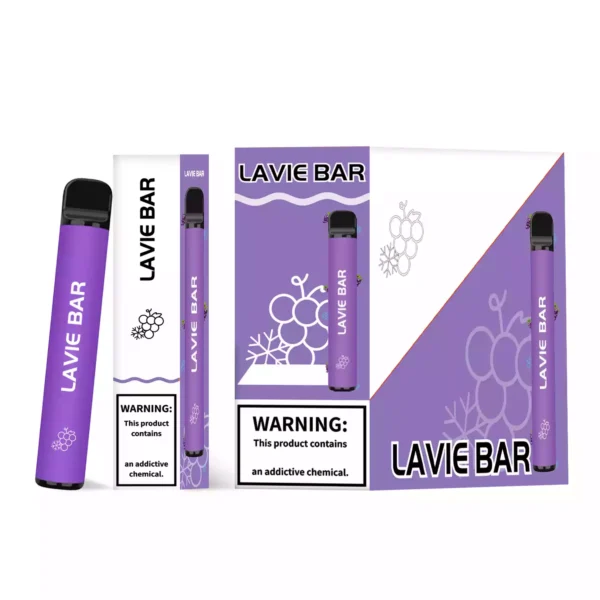 High Quality Lavie Bar 800 Puffs with 600 Puffs Battery 450mAh and 32ml Eliquid Salt Nic 2 Percent and 5 Percent OEM