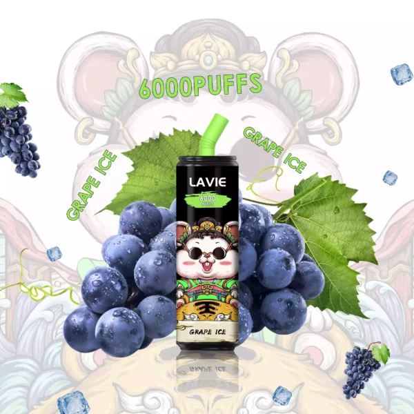 High Quality Lavie Cola 6000 Puffs Disposable Vape With 2 Percent And 5 Percent Salt Nicotine
