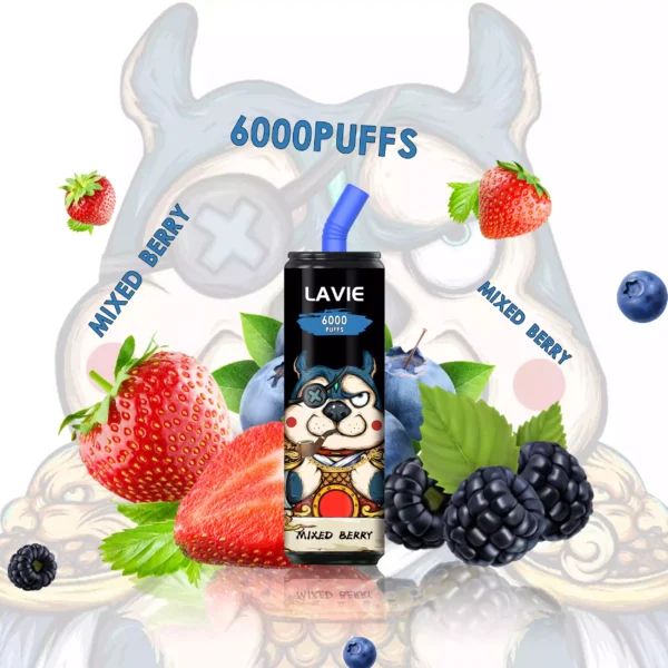 High Quality Lavie Cola 6000 Puffs Disposable Vape With 2 Percent And 5 Percent Salt Nicotine