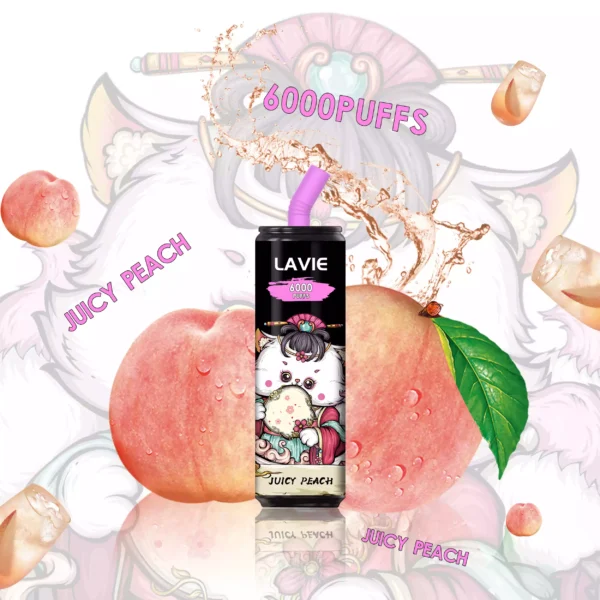 High Quality Lavie Cola 6000 Puffs Disposable Vape With 2 Percent And 5 Percent Salt Nicotine