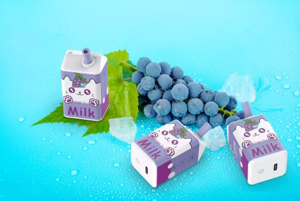 High Quality Lavie Milk 7000 Puffs Disposable Vape with Type C Charging and Salt Nicotine 2 Percent 5 Percent OEM Available
