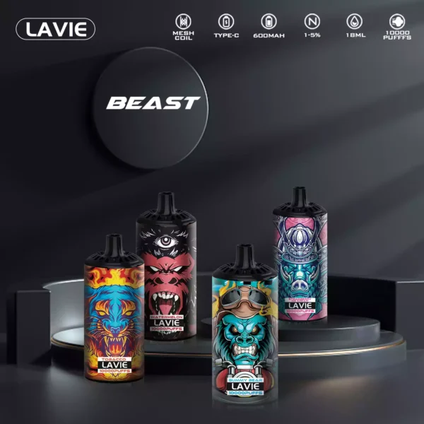 High Quality Lavie Rockt 10000 Puffs Disposable Vape with 2 Percent and 5 Percent Salt Nicotine