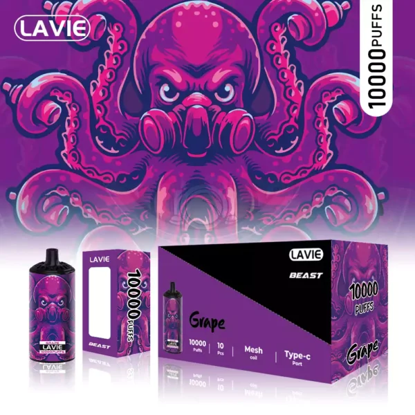 High Quality Lavie Rockt 10000 Puffs Disposable Vape with 2 Percent and 5 Percent Salt Nicotine