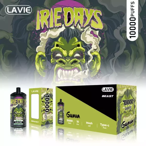 High Quality Lavie Rockt 10000 Puffs Disposable Vape with 2 Percent and 5 Percent Salt Nicotine