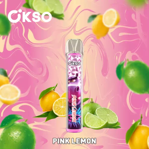 High Quality OKSO Crystal Bar 800 Puffs Disposable Vape with Mesh Coil and RGB LED Light