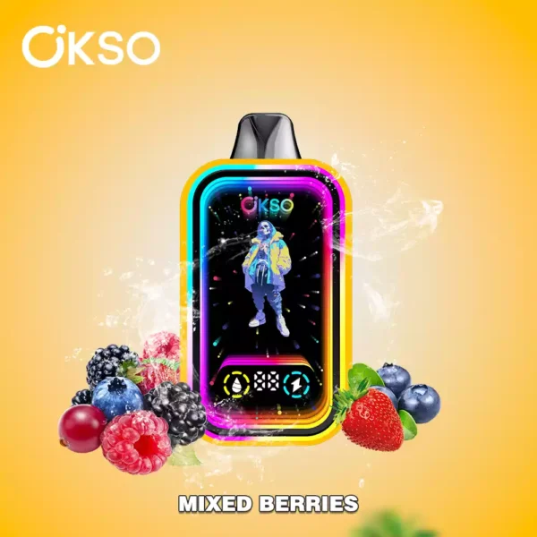 High Quality OKSO Magic mirror 50000 Puffs with Dual Mesh coil and Child Safety Lock