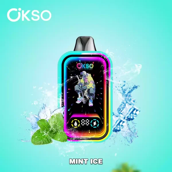 High Quality OKSO Magic mirror 50000 Puffs with Dual Mesh coil and Child Safety Lock