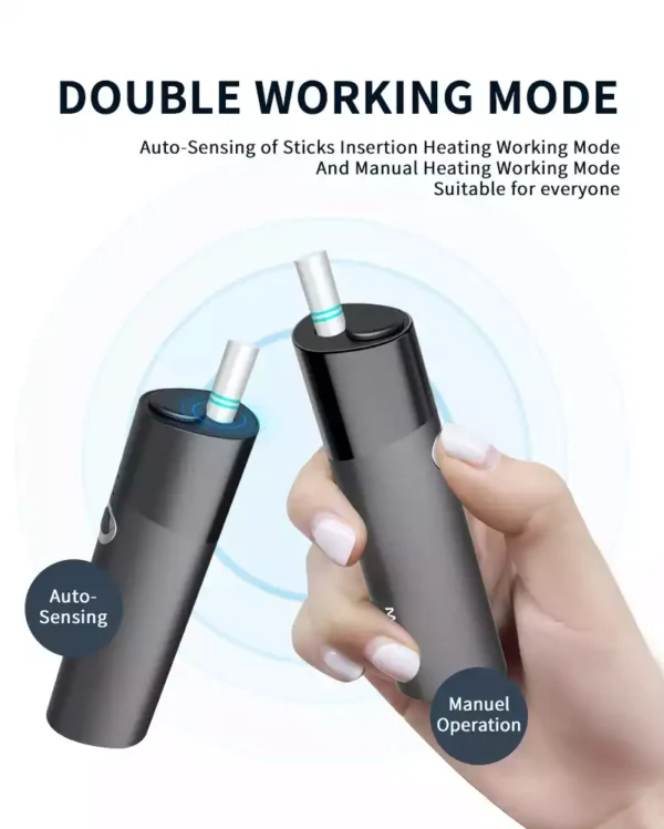 High Quality Pluscig MoreX Heat Not Burn with Self Cleaning and Adjustable Heat Settings up to 360 Degrees