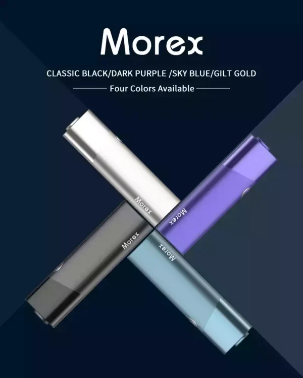 High Quality Pluscig MoreX Heat Not Burn with Self Cleaning and Adjustable Heat Settings up to 360 Degrees