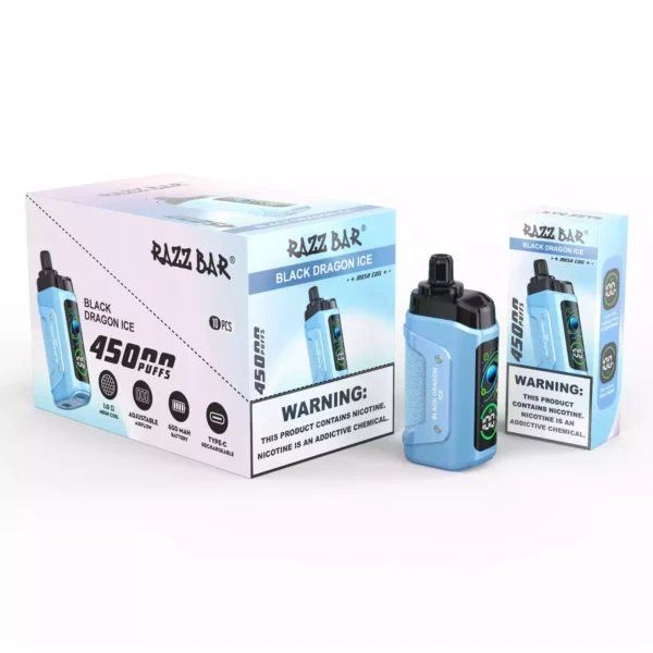 High Quality Razzbar 45000 Puffs Rechargeable Vape Featuring Mesh Coil and 16 Flavors