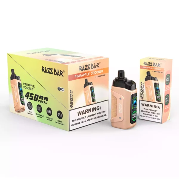 High Quality Razzbar 45000 Puffs Rechargeable Vape Featuring Mesh Coil and 16 Flavors