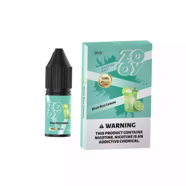 High Quality ZOOY VAPE E-LIQUID 10ML 20MG Detailed Specifications 21 by 73 Millimeters Nicotine Strength 20 Milligrams Per Milliliter 10 Milliliters