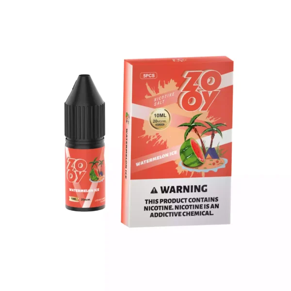High Quality ZOOY VAPE E-LIQUID 10ML 20MG Detailed Specifications 21 by 73 Millimeters Nicotine Strength 20 Milligrams Per Milliliter 10 Milliliters