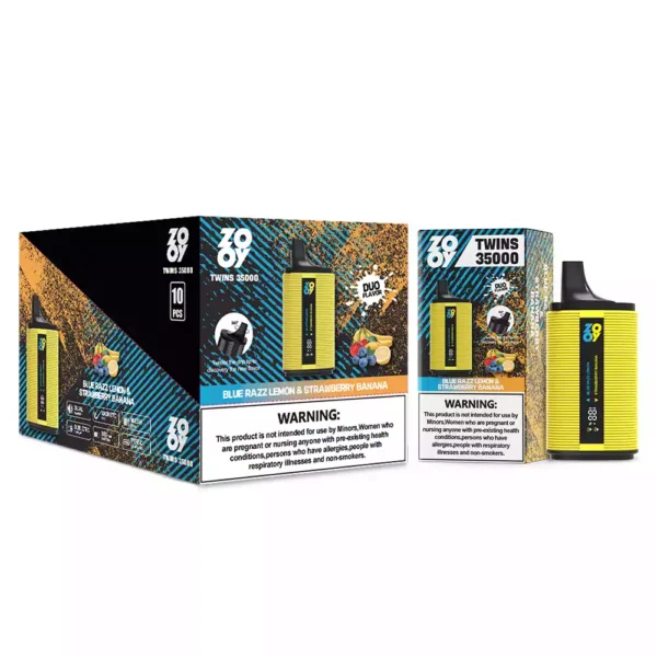 High quality Zooy Twins 35000 puffs vape pen offering dual taste experience