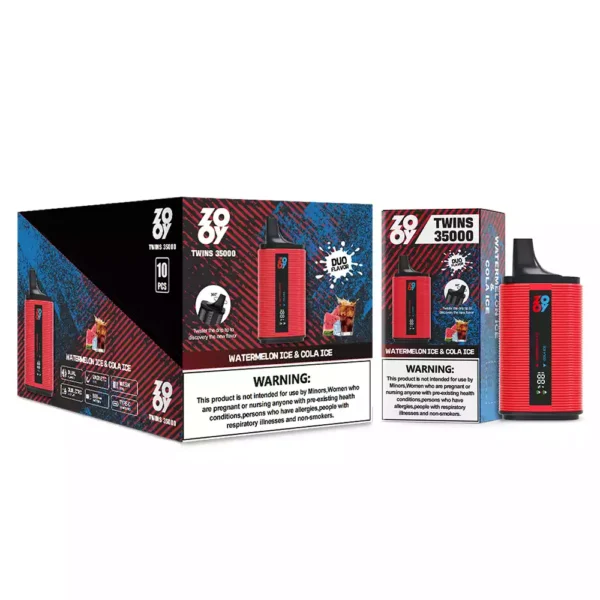 High quality Zooy Twins 35000 puffs vape pen offering dual taste experience