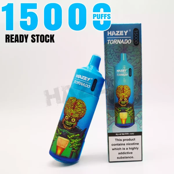 Premium Quality Hazey A40 15000 Puffs Rechargeable Vape With 2 And 5 Percent Nicotine