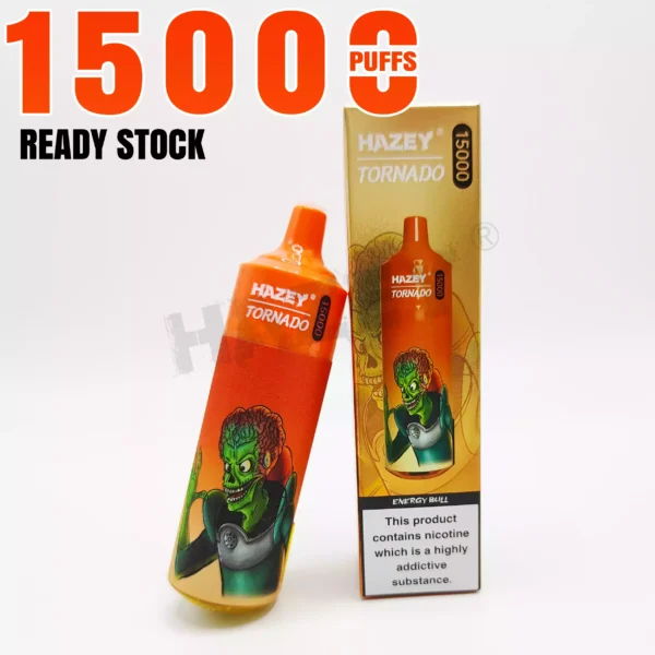 Premium Quality Hazey A40 15000 Puffs Rechargeable Vape With 2 And 5 Percent Nicotine